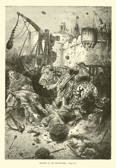 Muerte de De Montfort de French School