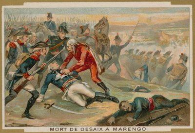 Muerte del General Desaix en la Batalla de Marengo, 1800 de French School