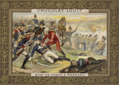 Muerte del General Desaix en la Batalla de Marengo, 1800 de French School