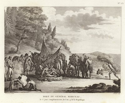 Muerte del General François Séverin Marceau-Desgraviers de French School