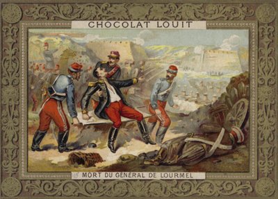 Muerte del General Lourmel, Batalla de Inkerman, Guerra de Crimea, 1854 de French School