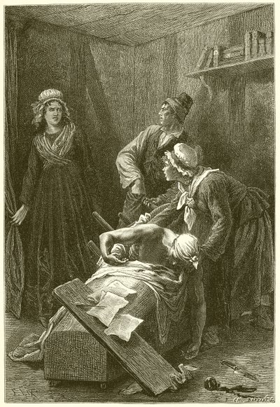 Muerte de Marat de French School