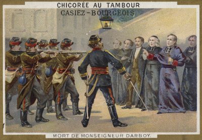 Muerte de Monseñor Darboy, Arzobispo de París, 1871 de French School
