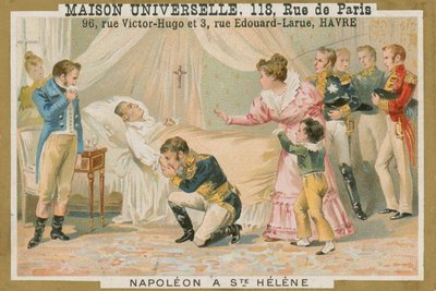 Muerte de Napoleón en Santa Elena, 1821 de French School