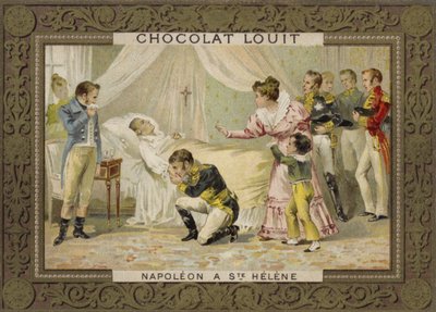 Muerte de Napoleón en Santa Elena, 1821 de French School