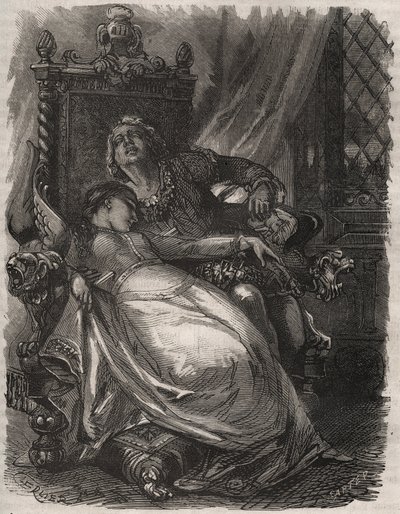Muerte de Paolo y Francesca: la esposa de Francesca Da Rimini de French School
