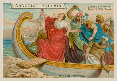 Muerte de Pompeyo (106-48 a.C.) de French School