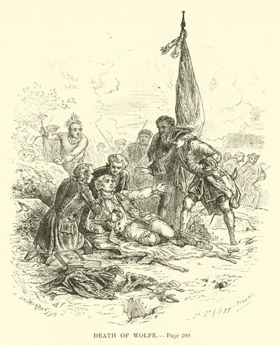 Muerte de Wolfe de French School