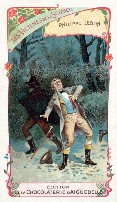 Muerte del ingeniero y químico francés Philippe Lebon, 1804 de French School