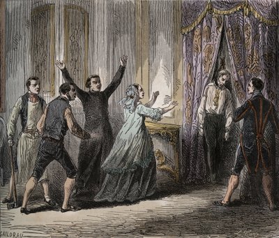 Muerte de Louis Henri Joseph de Bourbon, Príncipe de Condé (Louis VI Henry de Bourbon Condé) - Muerte del Príncipe de Condé (Louis VI Henry de Bourbon Condé) de French School