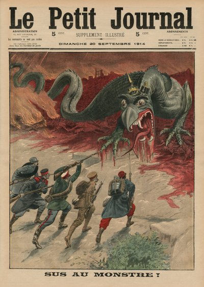 Muerte al monstruo, ilustración de portada de 