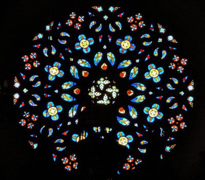 Ventana decorativa de French School