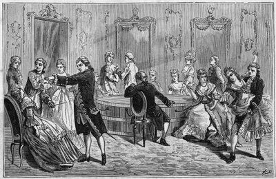 Demostración por Frederic Antoine Mesmer (Franz Anton Mesmer) de French School