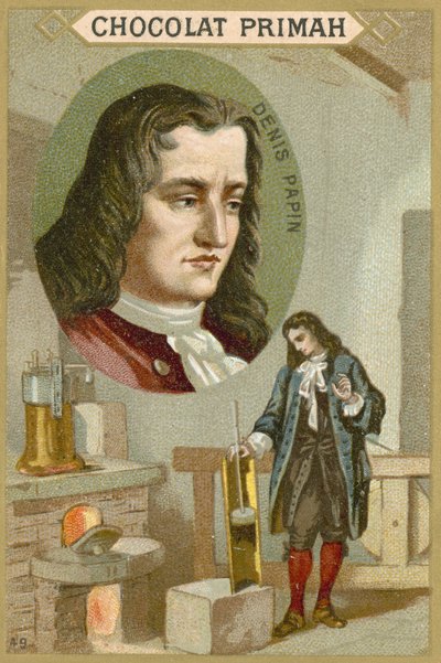Denis Papin, físico e inventor francés de French School