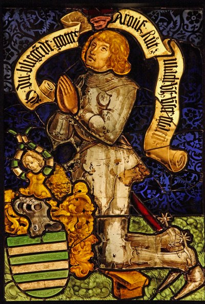 Jacques de Fleckenstein como donante, originalmente de los Países Bajos de French School