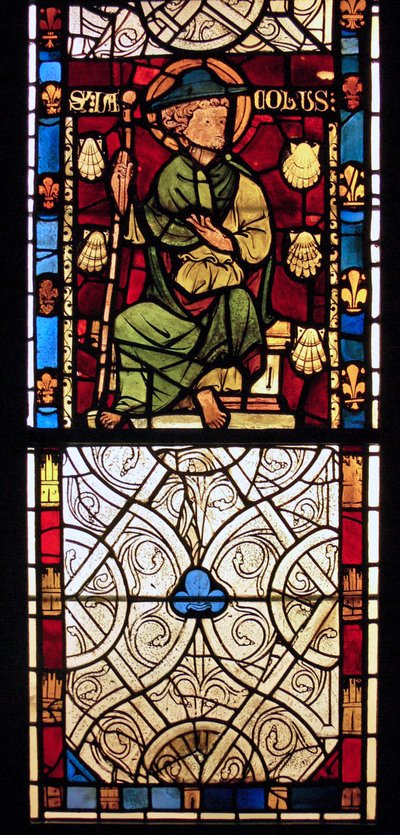 San Santiago: grisalla de la Chapelle du Chateau, Rouen? de French School