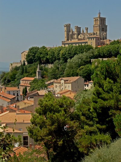 Vista de la catedral desde el sur de French School