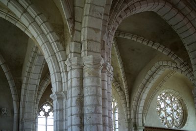 Representación de una vista interna hacia el sureste de French School