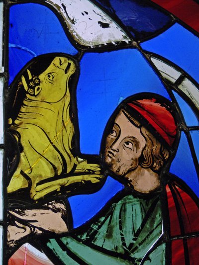(detalle) Adoración de un ídolo, ex Ste Chapelle de French School