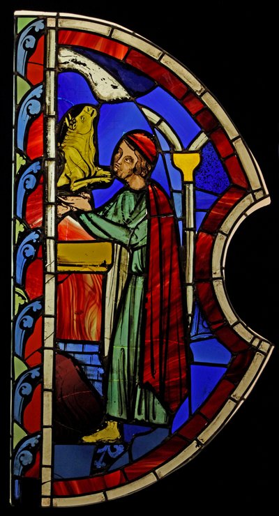(detalle) Adoración de un ídolo, ex Ste Chapelle de French School