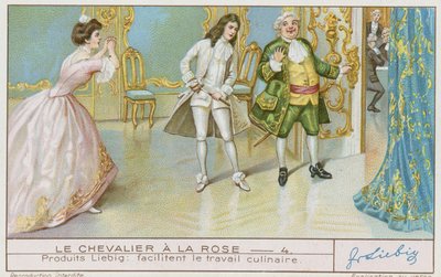 El caballero de la rosa de French School
