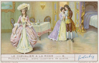 El caballero de la rosa de French School