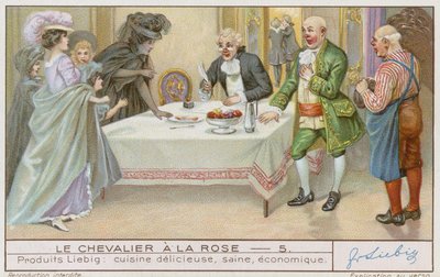 El caballero de la rosa de French School
