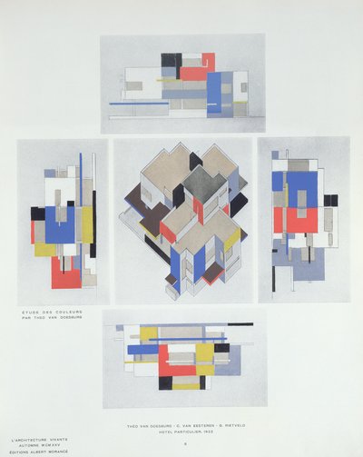 Diseño para un Hotel Particulier, ilustración en "L