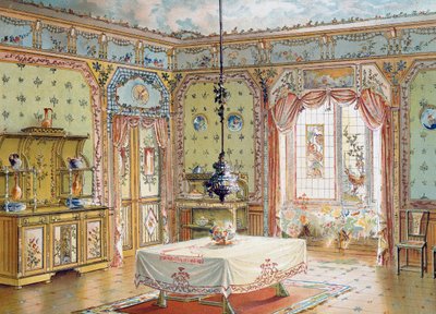 Diseño para comedor de la revista La Decoration interieure de French School