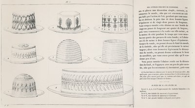 Diseños para Timbale de Macaroni por Antonin Carême (grabado) de French School