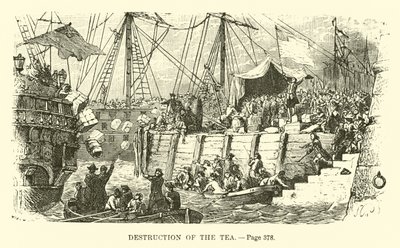 Destrucción del té de French School