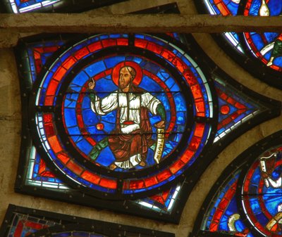 (detalle) de la ventana rosa este: San Pablo de French School