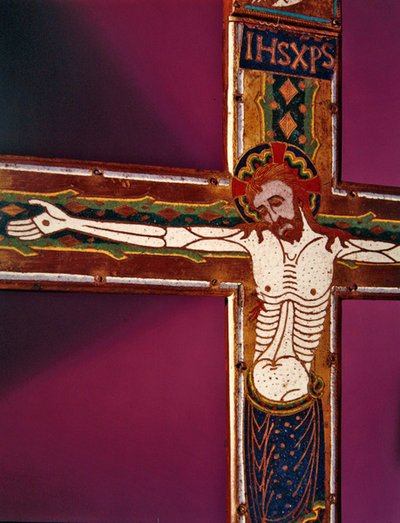 Detalle de la Crucifixión, c.1200 de French School