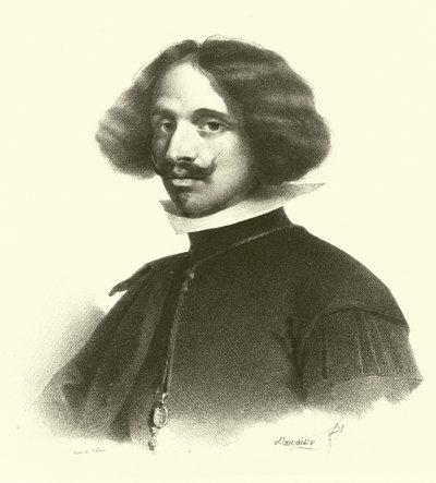 Diego Rodríguez de Silva y Velázquez, retrato de French School