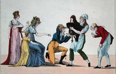 Dindonnade o El Rival de la Vacuna, c.1800 de French School