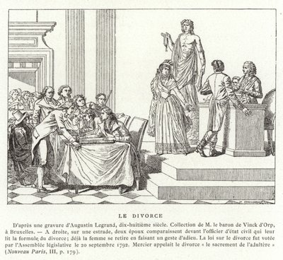 Divorcio en la Francia Revolucionaria de French School