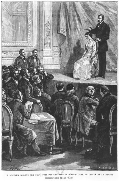 Experiencia del Doctor Durand de Gros en el círculo de la Prensa Científica de French School