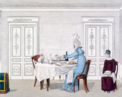 Manía de Perros, lámina 106 de Le Bon Genre, 1818 de French School