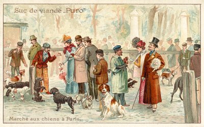 Mercado de perros, París de French School