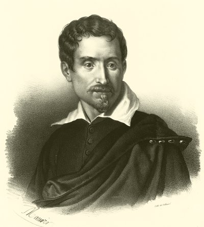 Domenico Zampieri, conocido como Domenichino, retrato de French School