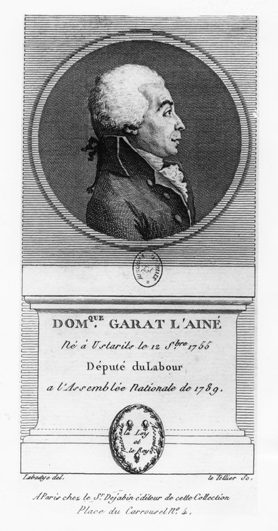 Dominique-Joseph, Conde de Garat de French School
