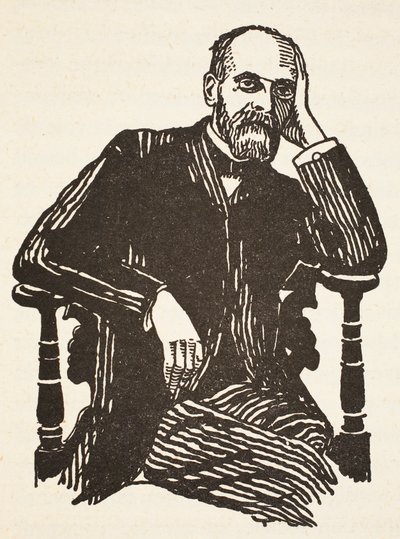 Durkheim, ilustración de Histoire de la Nation Francaise, Ciencias, Volúmenes I y II, por Gabriel Hanotaux (1853-1944), 1924 de French School