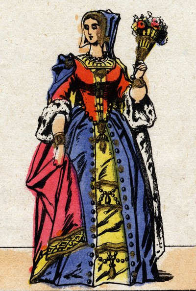 Dinastía de los Valois: Retrato de María de Inglaterra (María Tudor) de French School