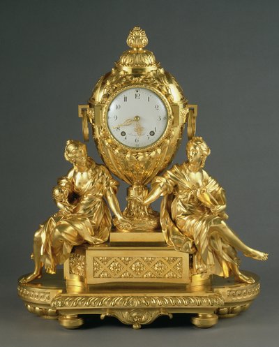 Reloj de chimenea temprano de Luis XVI, c.1765 de French School