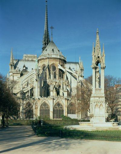 Extremo este de Notre Dame, 1163-1345 de French School