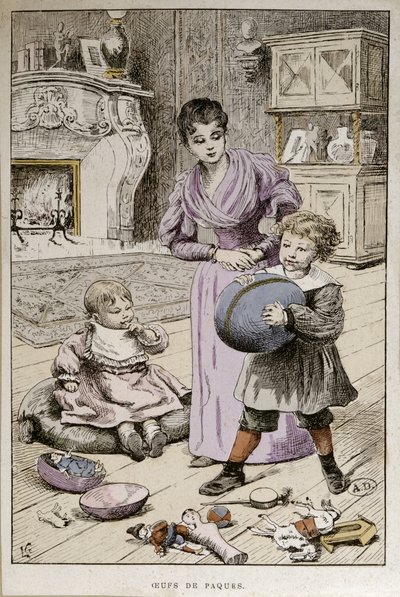 Huevos de Pascua, c.1890 de French School