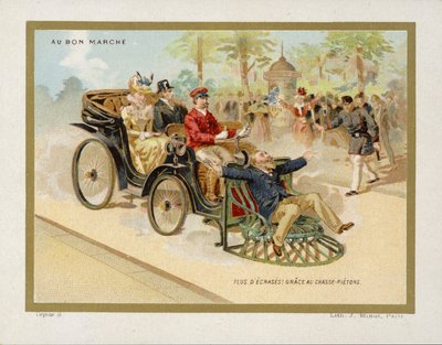 Coche vintage excéntrico de French School