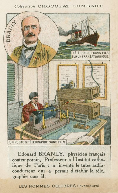 Edouard Branly, físico e inventor francés de French School