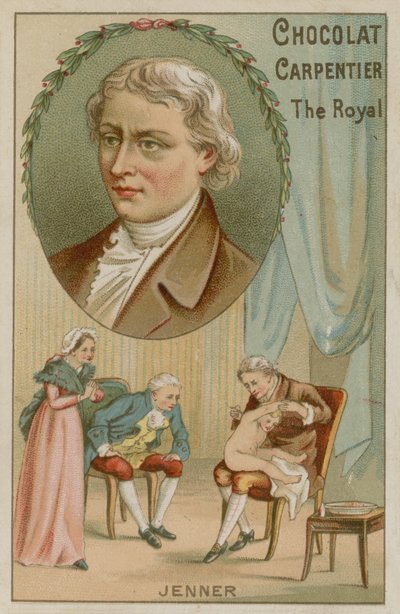 Edward Jenner, médico y científico inglés de French School