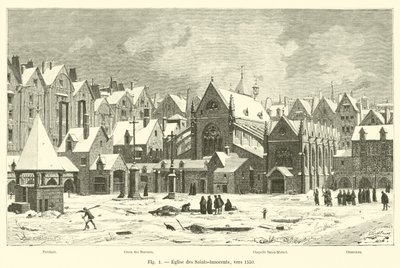 Iglesia de los Santos Inocentes, hacia 1550 de French School